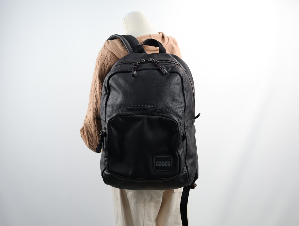 코치 페이서 레더 가죽 백팩 가방 이미지