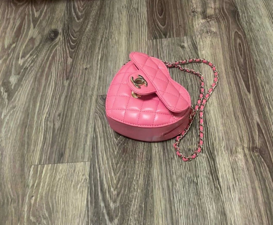 샤넬 하트백 스몰 단풍--4