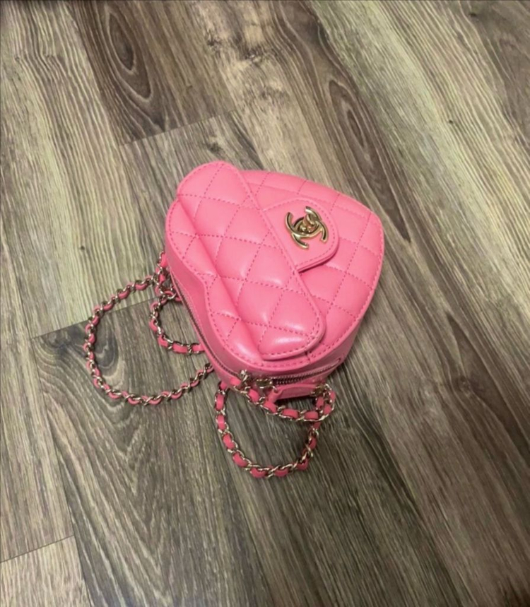 샤넬 하트백 스몰 단풍--5