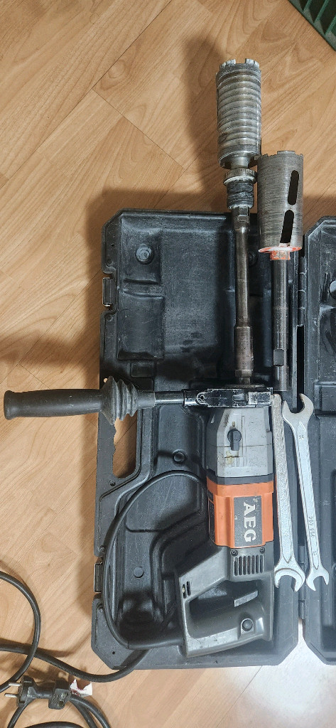 AEG 전문가용 다이아몬드 건식 코어드릴 세트 (DB 1500-2 XE)--1