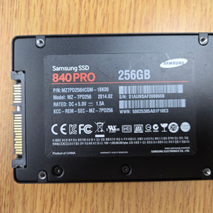 840 pro SSD 256GB
