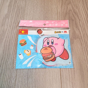 별의커비 파우치/동전 지갑/일본 모스버거/한정판/희귀/분홍/핑크/탱탱볼/불가사리/공/동글/닌텐도/스위치/굿즈 이미지