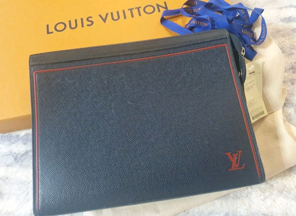 사피아노 레더 클러치백 루이비통--2