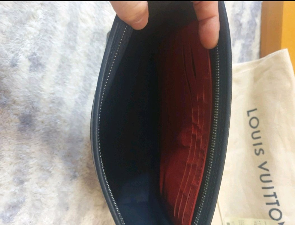 사피아노 레더 클러치백 루이비통--5