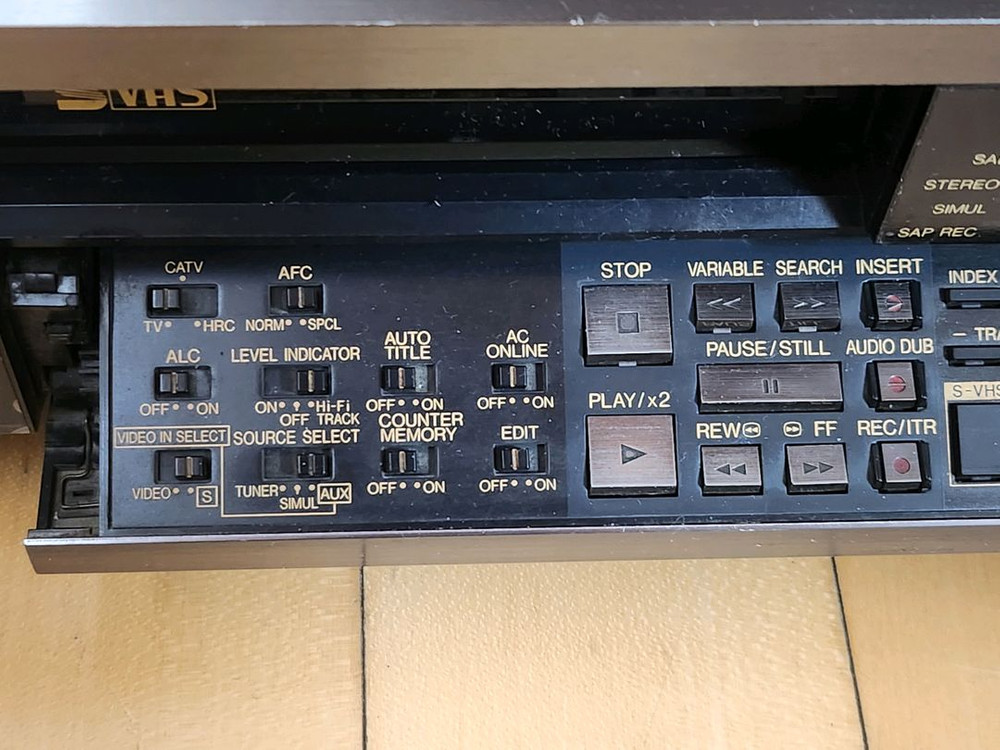 명기 JVC 4헤드 HR-S8000U SVHS 비디오 테이프 플레이어--4