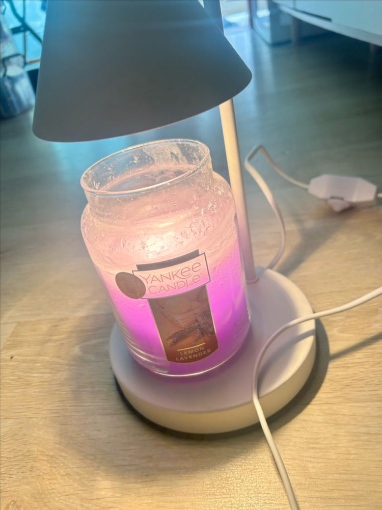 양키캔들 레몬라벤더 라지자+워머--1