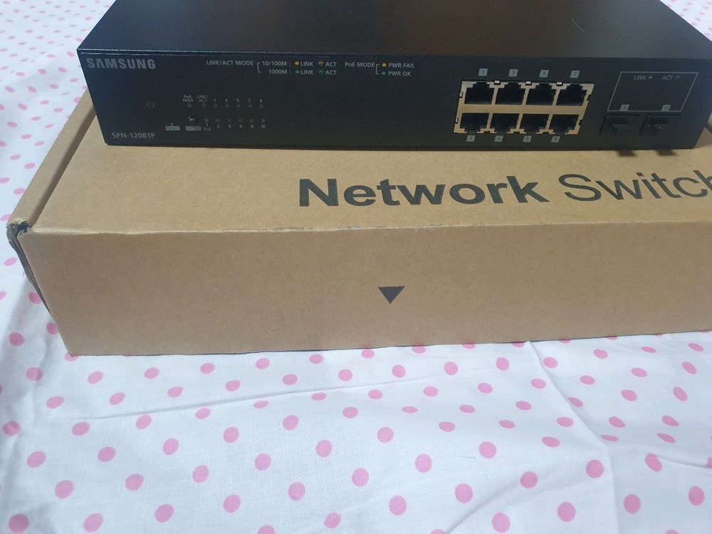 8p PoE스위치 허브--1