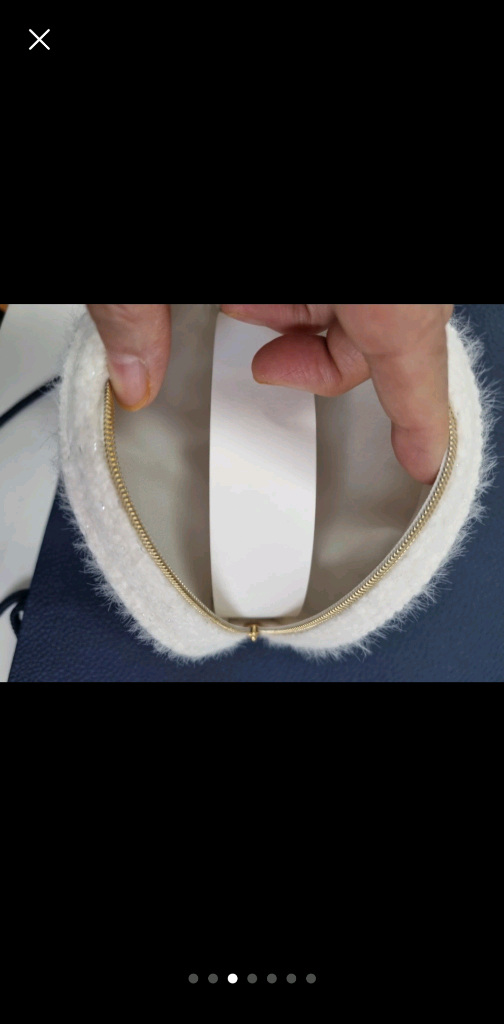 샤넬 트위드 파우치--1