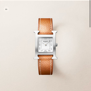 (새제품)에르메스 H아워 스몰 워치