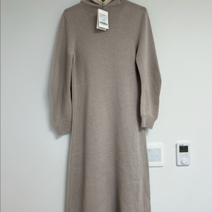 [한섬] 타임 캐시미어 블렌드 롱 니트 원피스 새상품