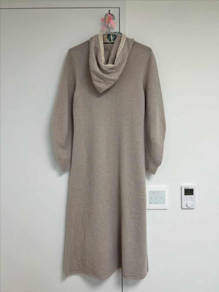 [한섬] 타임 캐시미어 블렌드 롱 니트 원피스 새상품--1