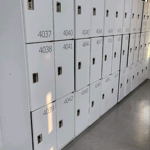 6칸 화이트 수납장 사물함 캐비닛 락카