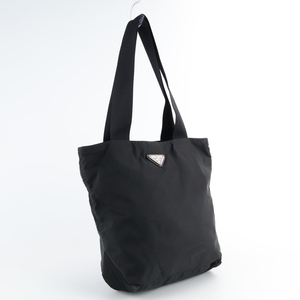 프라다 삼각로고 빅 숄더백 쇼퍼백 나일론 토트백 블랙