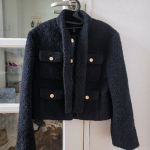 블라썸 뽀글이 트위드 자켓