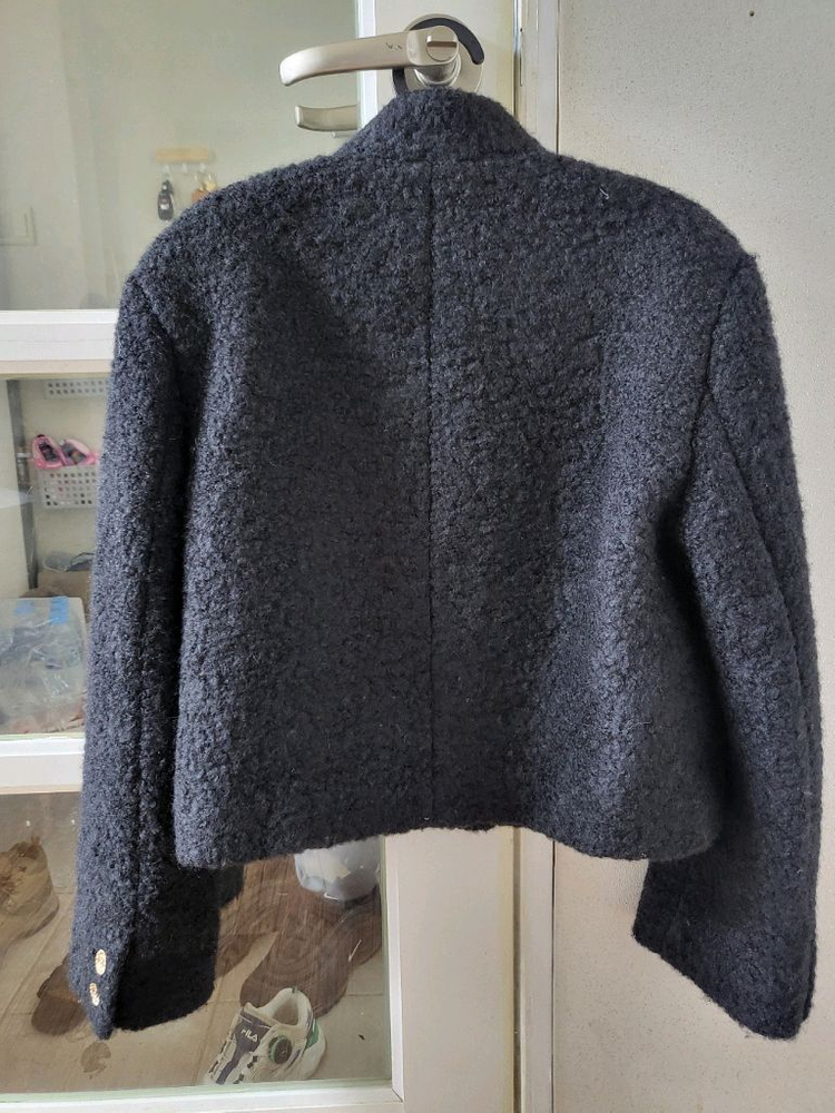 블라썸 뽀글이 트위드 자켓--4