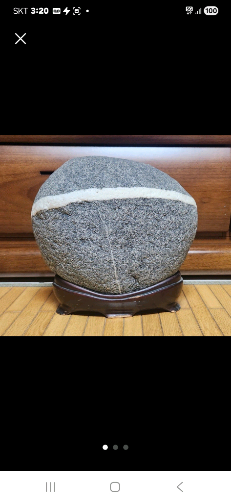 통나무조각 거북이한쌍골동품 가격조정--7