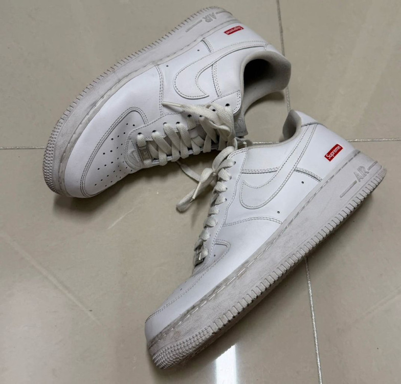 [265]나이키 x 슈프림 에어포스 1 로우 화이트--2