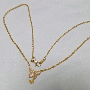 24k 순금 나비 목걸이 2돈 팔아요