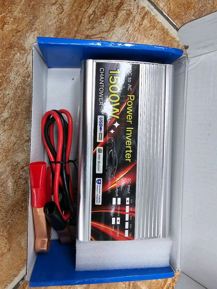 1500W DC 12V AC 220-240V 차량용 파워 인버터 CHANTOWER 이미지