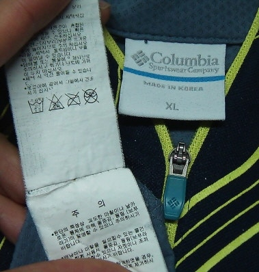 등산 고급 브랜드 콜럼비아 정품. 옴니위크 고기능성 반집업 긴팔 티셔츠입니다. 색상 이뻐요~--2
