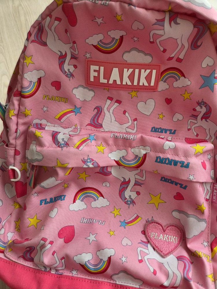 FLAKIKI 플라키키 백팩 유니콘 여아용 체커백팩 남아용--1