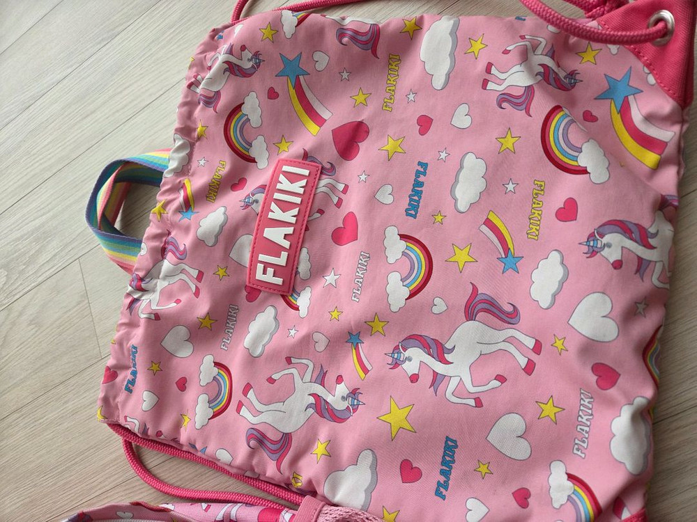 FLAKIKI 플라키키 백팩 유니콘 여아용 체커백팩 남아용--4