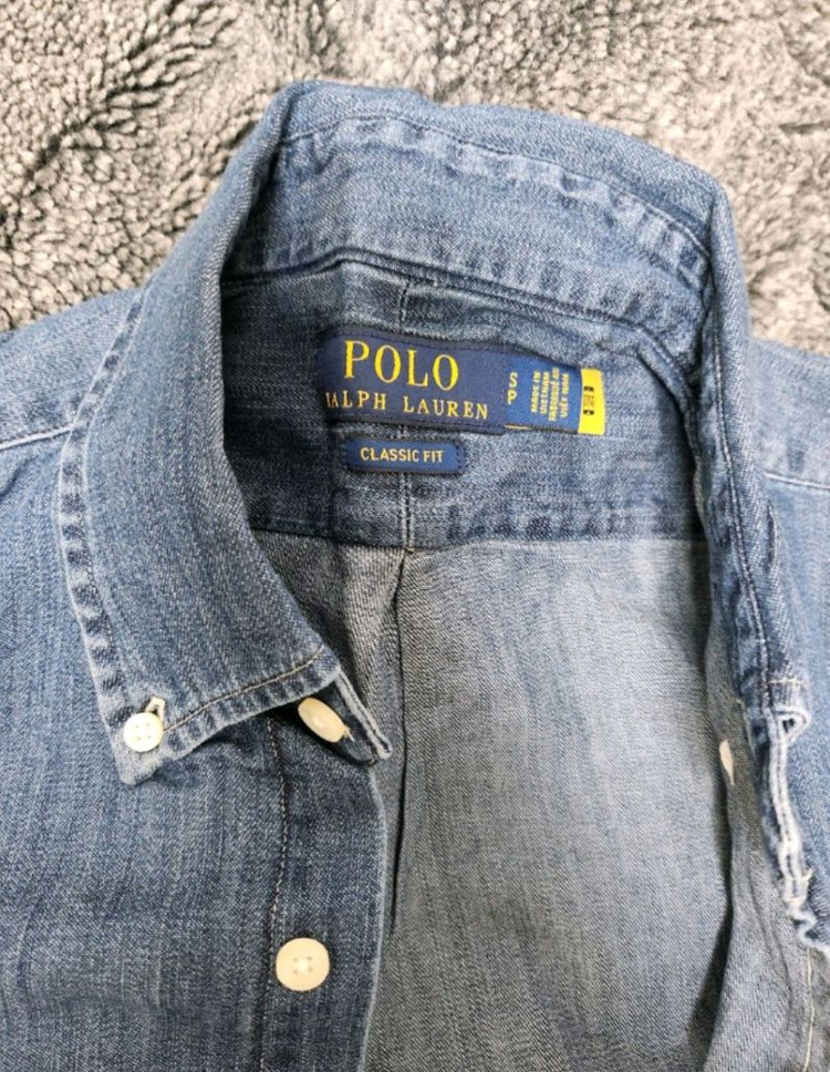 랄프로렌 데님셔츠 공용 s사이즈--2