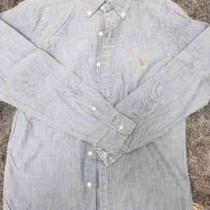 랄프로렌 연청 데님셔츠 공용s사이즈
