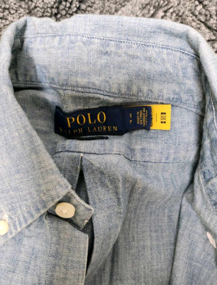 랄프로렌 연청 데님셔츠 공용s사이즈--2