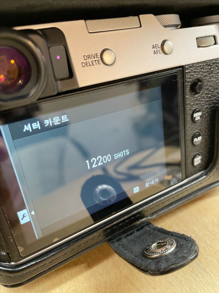 후지필름 x100v 실버 풀박스+케이스+스트랩+필터+메모리카드+배터리2--7