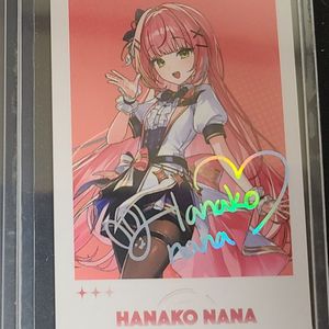 스텔라이브 나나 체키 사인카드