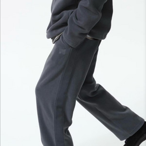 유니클로 니들스 콜라보 후리스와이드팬츠 (다크그레이/XL사이즈)