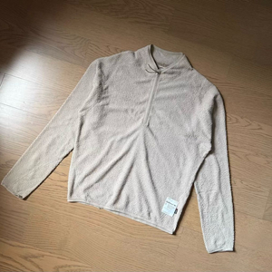 새티스파이 고스트플리스 하프 짚업