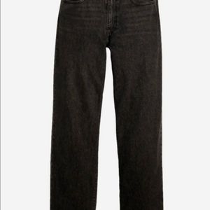 (36-32)리바이스x조던 배기 진 블랙 새제품 팝니다