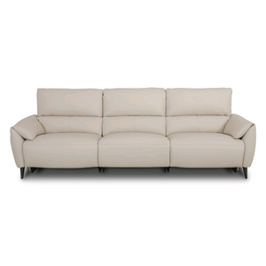 HTL 통가죽 전동 리클라이너 소파 4인용 가죽소파