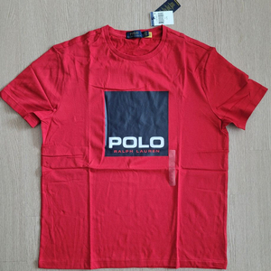 폴로 랄프로렌 반팔티 L사이즈 새제품 레드 4만원