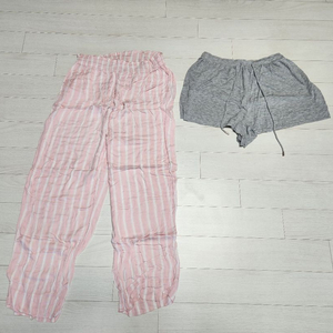 오이쇼(oysho) 인견모달 밴딩파자마잠옷여성반바지(m)긴바지(s) 일괄