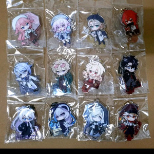 미호요(원신, 붕괴) 공식 아크릴 키링 스탠드