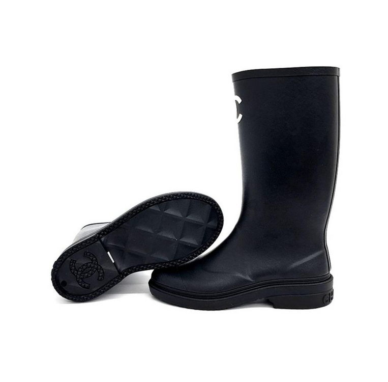 샤넬 레인부츠 I(38) K(240~250)--4