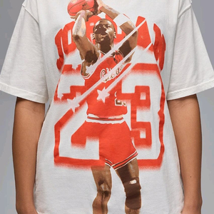 나이키 조던 그래픽 반팔티셔츠 화이트 w루즈핏L(실제1