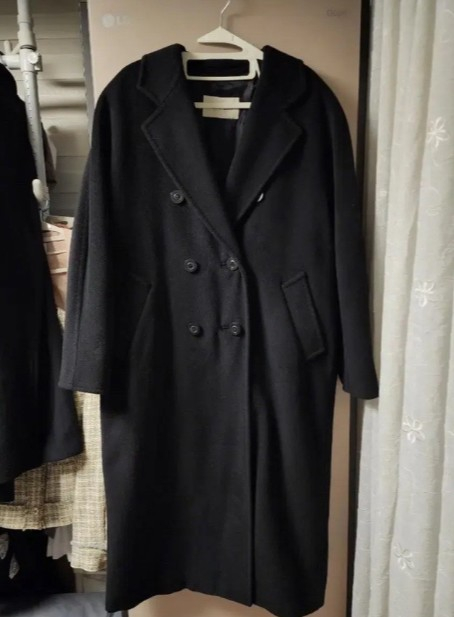 [정품] 막스마라 마담 아이콘 코트 블랙--9