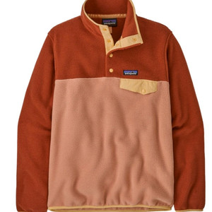 (W) 파타고니아 라이트웨이트 신칠라 스냅-T 플리스 풀오버 테라 핑크 팝니다.