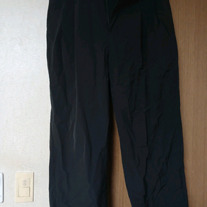 시스템옴므 캐주얼핏 블랙 셋업 바지 86(34)