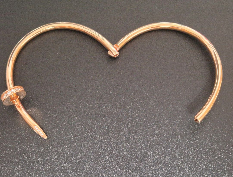 로즈골드 14k 주문제작 못팔찌--2