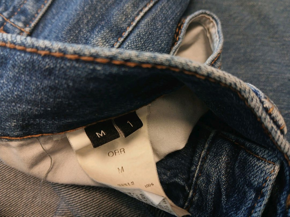 오르 일자 청바지--1