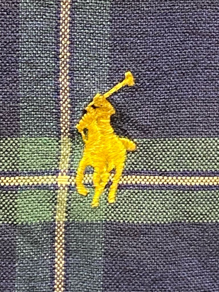 남성 폴로 시그니처 녹색 체크 남방 라지 사이즈 슬림핏 옐로 포니 셔츠 Polo Ralph Lauren--1