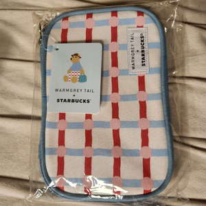 스타벅스 x 웜그레이테일 여행용 파우치 새상품