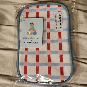 스타벅스 x 웜그레이테일 여행용 파우치 새상품