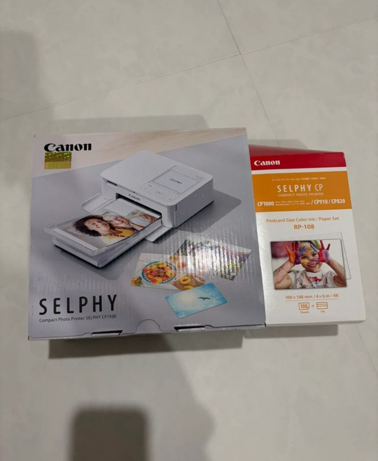 캐논 셀피 포토프린터 CP1500 사진인화기 이미지