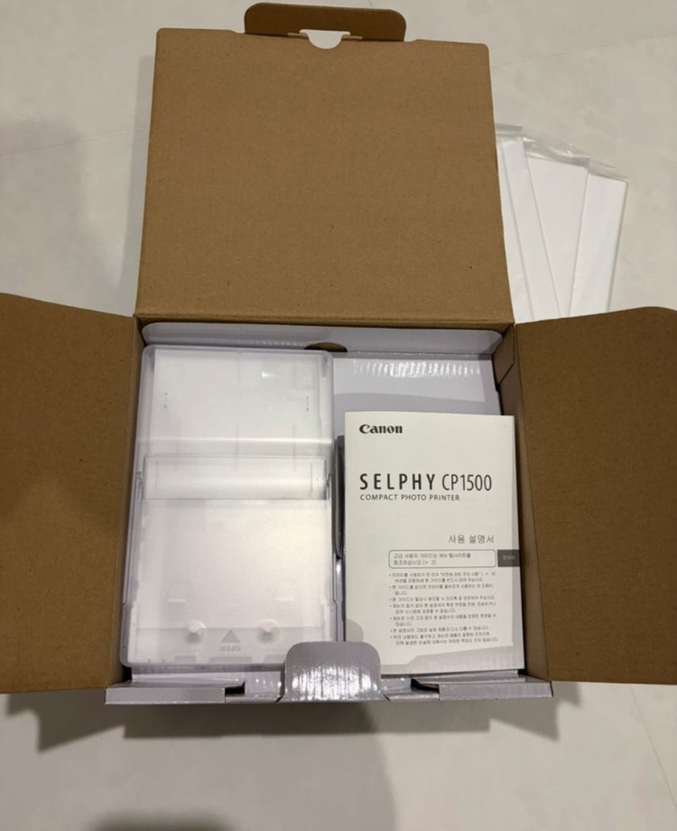 캐논 셀피 포토프린터 CP1500 사진인화기 이미지